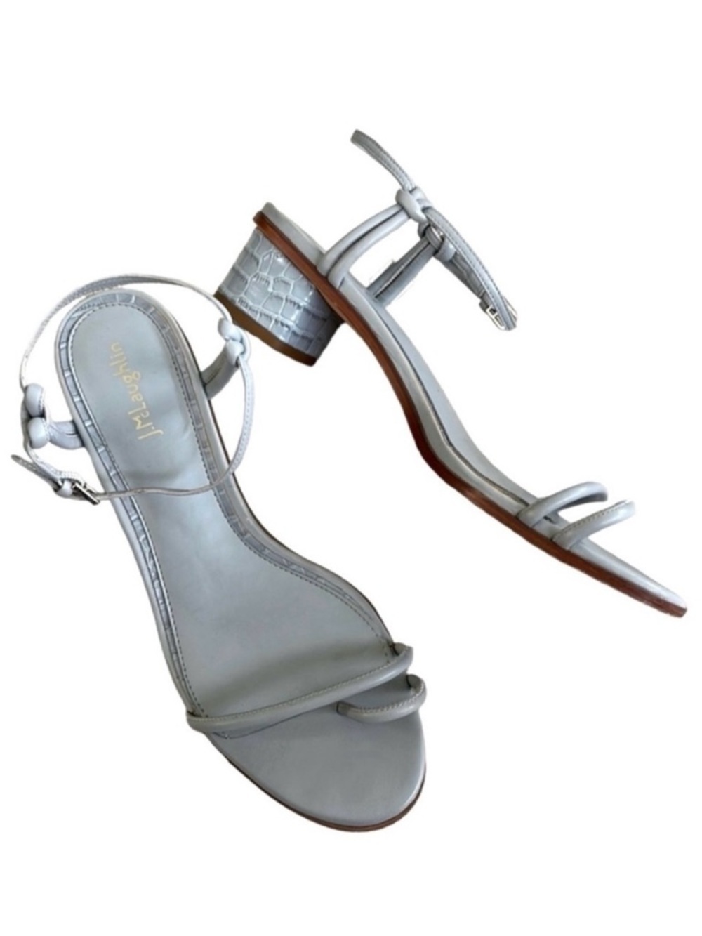 J. McLaughlin Leather Helena Sandals Size 10